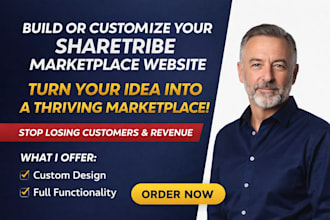 build or customize your sharetribe marketplace develop sharetribe website