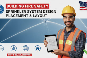 design sprinkler head placement for your building floor plan
