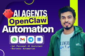 build a personal openclaw ai agent for business automation