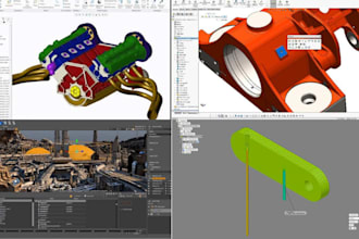 design engineering drawings, 3d cad models, product rendering for 3d prototyping