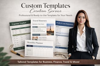 design smart custom templates for personal and business use