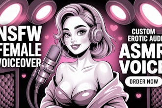 record american female erotic voice over, nsfw anime audio sound effect