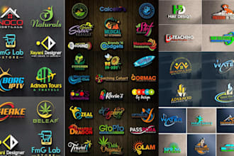 do modern brand logo for startup business and iptv app