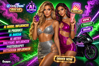 create realistic ai models for your product  photos , onlyfans, instagram nsfw