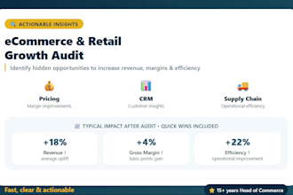 audit your ecommerce or retail business and identify growth opportunities