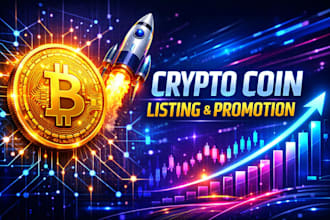 do crypto coin listing token promotion exchange marketing