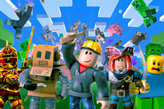 roblox full game creation, full game development, roblox game, roblox scripter