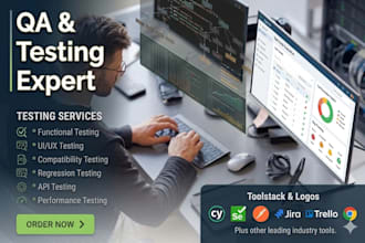 manual QA testing for website and mobile app