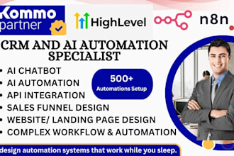 n8n ghl workflow gohighlevel n8n ai agent automation salesfunnel kommo crm