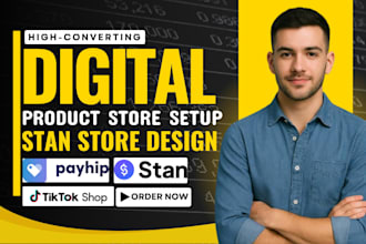 setup stan store add digital product stan store marketing beacons ai etsy