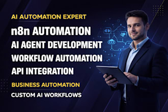 build n8n ai agent, n8n automation, n8n workflow or ai workflow automation