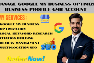 setup create manage google my business optimize business profile gmb account