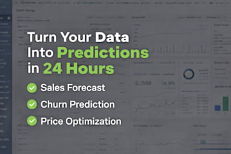 predict your sales and revenue using your data