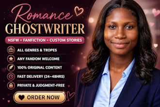 write romance story, fanfiction, scriptwriting, video script, kinky smut