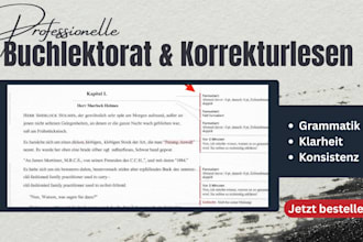 professionelles lektorat, korrekturlesen für bücher, manuskripte, amazon KDP