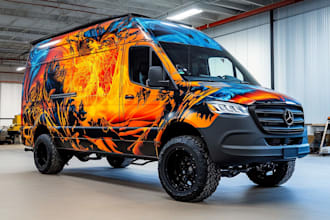 design a custom vehicle wrap, cars,etc