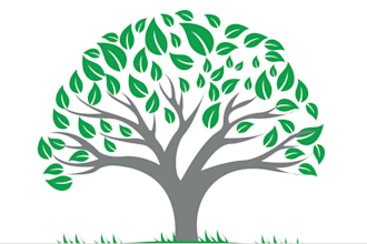 do life tree, family tree, green tree, logo design for you brand