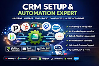 pipedrive hubspot podio salesforce workato lofty kvcore helpdesk jobber gorrgais