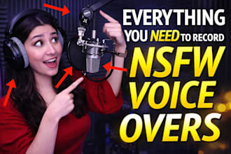 record soft asmr intimate female voice over, nsfw audio,seductive whisper erotic