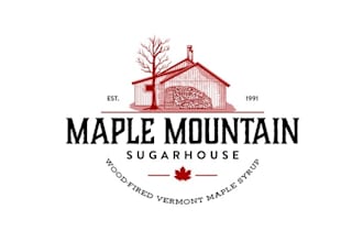 design vermont maple syrup producer sugar house logo
