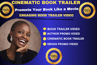 create a cinematic book trailer video for your ebook or paperback