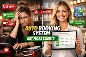 build appointment booking automation and CRM system for beauty clinics in USA