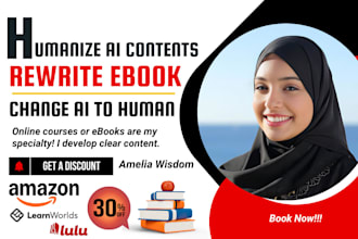 rewrite ai content, humanize chat gpt, rewrite ebook to human course content
