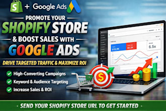 promote shopify store google ads boost shopify marketing ecommerce store sales