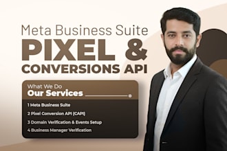 setup verified meta business manager and facebook pixel