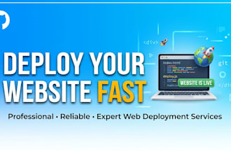 deploy your website online using github pages fast