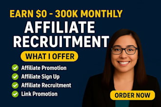 affiliate recruitment program link promotion boost signup and sales