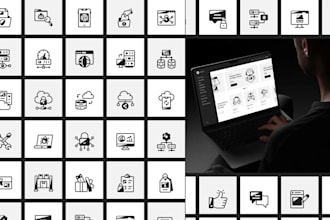 design hand draw icon, doodle icon illustration, for icon for website, ui, brand