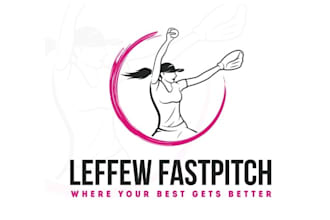 design inspire fast pitch softball players logo