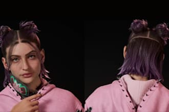 create 3d realistic character 3d metahuman daz3d avatar facial rig ue5 character