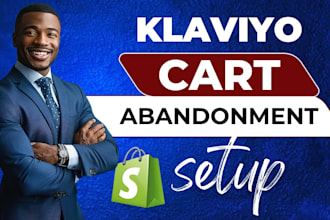 set up a high converting klaviyo abandoned cart flow for shopify