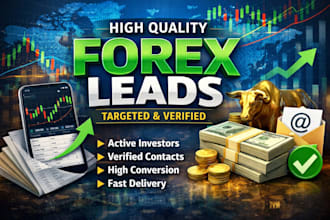 generate targeted forex leads for brokers and traders
