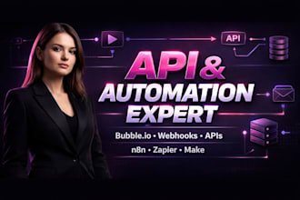 do bubble io zapier api integration n8n automation bubble io api make com
