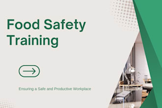 create a food safety training presentation for restaurant