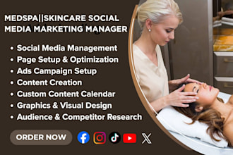 be your medspa social media manager skincare and beauty marketing