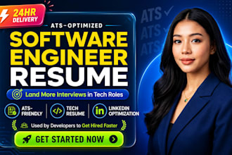 write an ats optimized software engineer resume that gets interviews