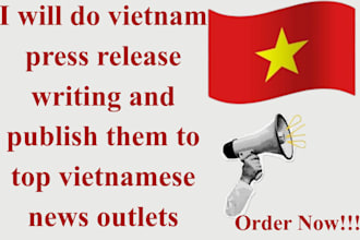 distribute vietnam press release to top vietrnam media outlets