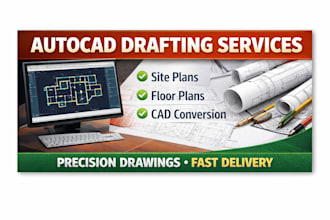 do technical autocad 2d drawings, floor plan for civil engineering drawings