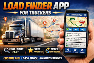 find truck loads fast with custom load finder app for truckers