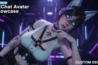 custom avi avatar, vrchat avatar, fursona for vc, vr characeter, nsfw sfw avatar