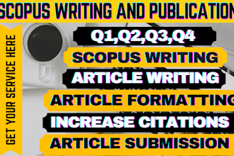 write and publish article on google scholar and scopus index journal