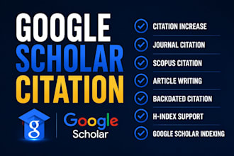 increase google scholar citation,write backdated and publish research articles