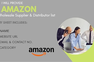 provide amazon wholesale supplier and distributor list
