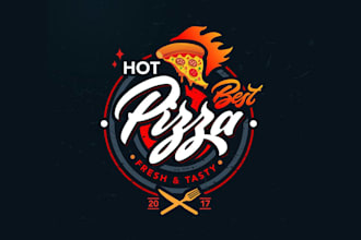 do creative bar food restaurant coffee bakery logo design