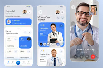 build a secure telemedicine app with HD video consultation, chat patient portal