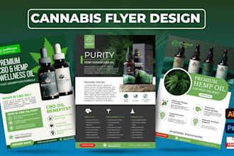 design cannabis flyer hemp flyer label menu animated flyer credit repair flyer